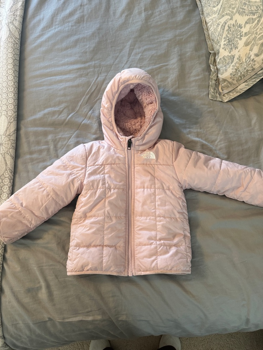 The North Face Baby Girls’ Reversible Shasta Full-Zip Hooded Jacket